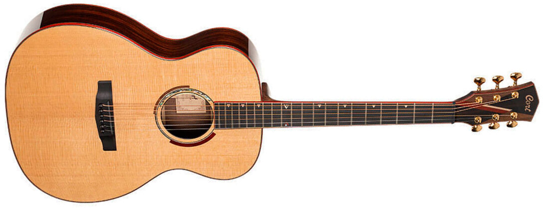 Cort Abstract Delta Om Epicea Pau Ferro Eb - Natural - Folk gitaar - Main picture