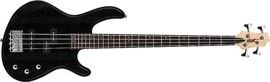 Cort Action Pj Opb - Open Pore Black - Solid body elektrische bas - Main picture