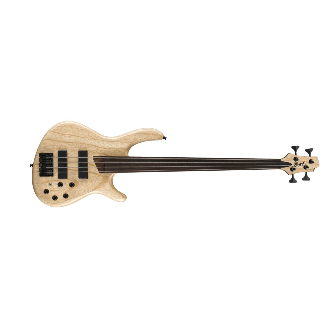 Cort Artisan B4flp Plus As Opn Fretless 2016 - Natural Open Pore - Solid body elektrische bas - Main picture