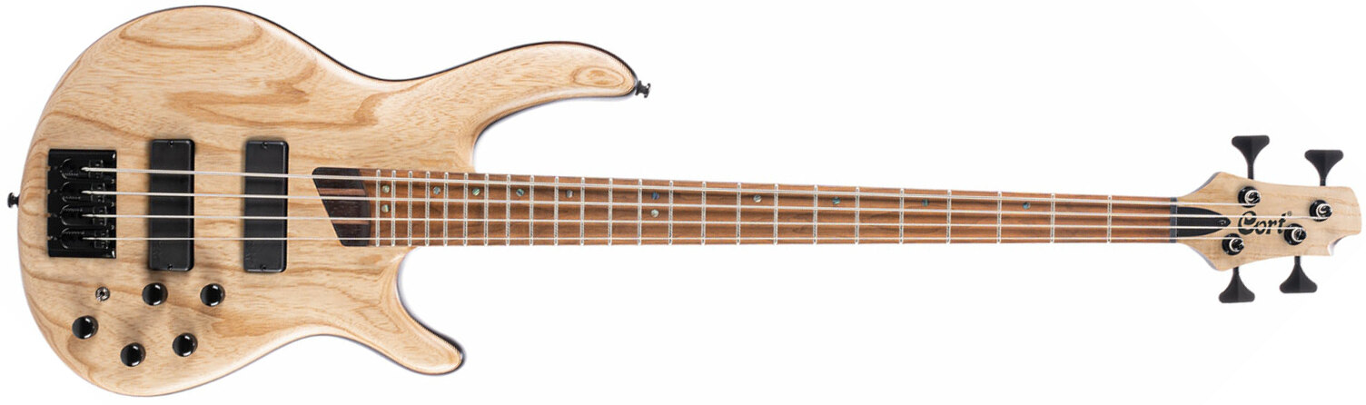 Cort B4 Element Artisan Active Bartolini Mn - Open Pore Natural - Solid body elektrische bas - Main picture