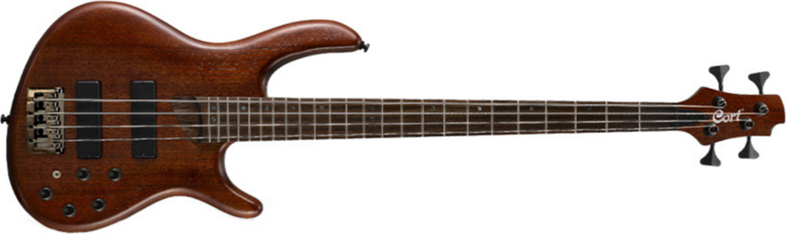 Cort B4 Plus Mh Opm Artisan Active Bartonini Rw - Open Pore Mahogany - Solid body elektrische bas - Main picture