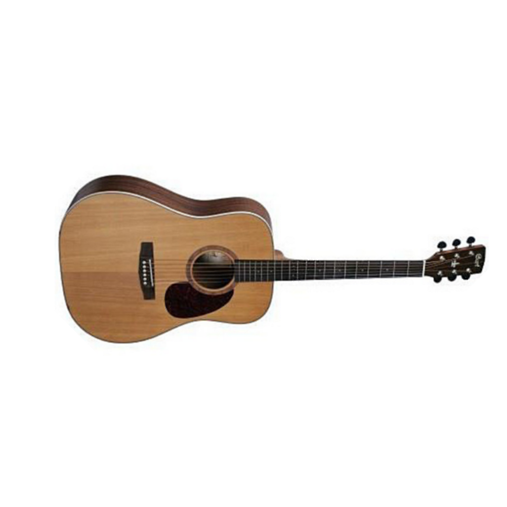 Cort Earth100c Dreadnought Cedre Acajou - Natural - Westerngitaar & electro - Main picture