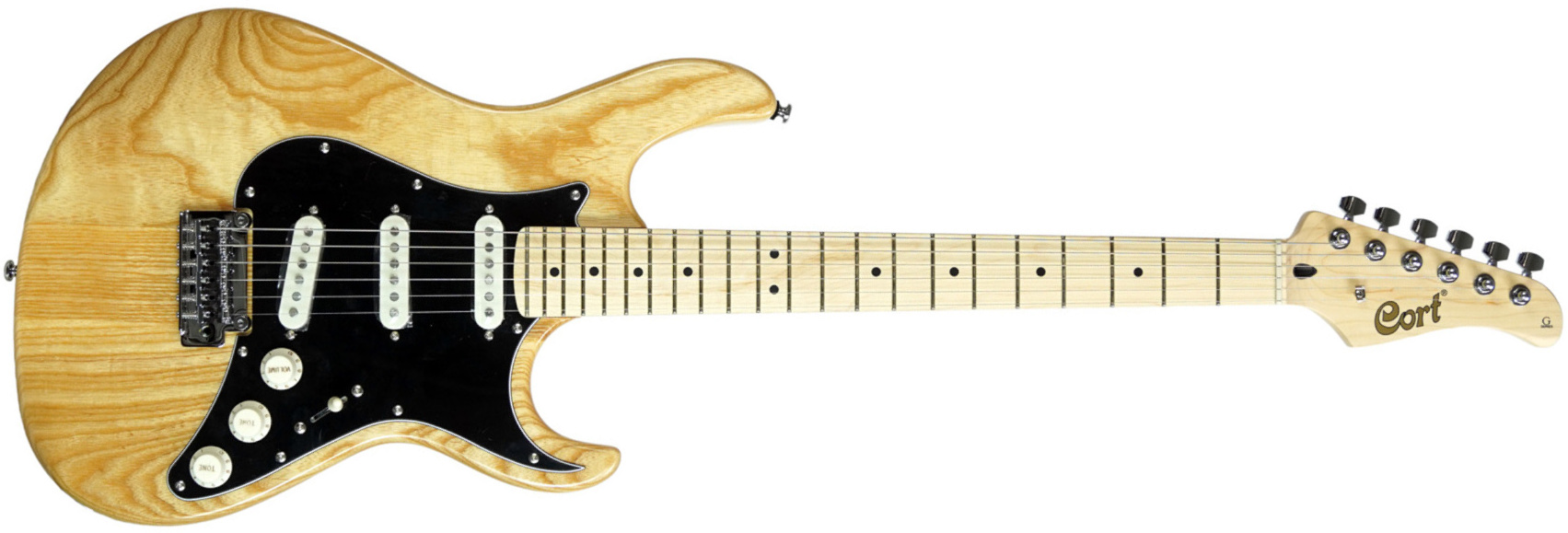 Cort G250 Tab 3s Trem Mn - Natural - Elektrische gitaar in Strat vorm - Main picture