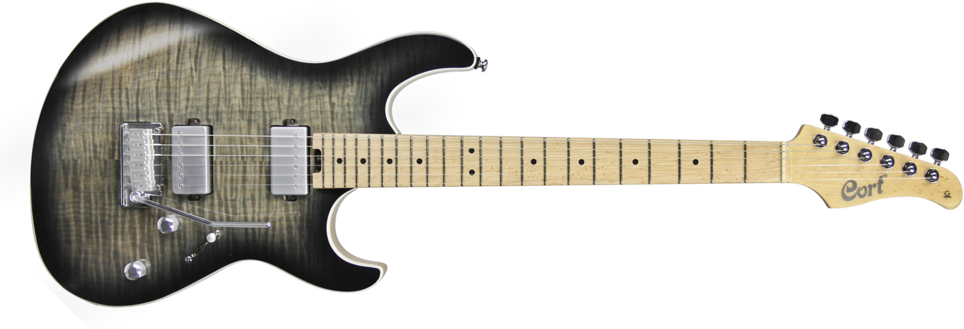 Cort G290 Fat Tbb Hh Trem Mn - Trans Black Burst - Elektrische gitaar in Str-vorm - Main picture