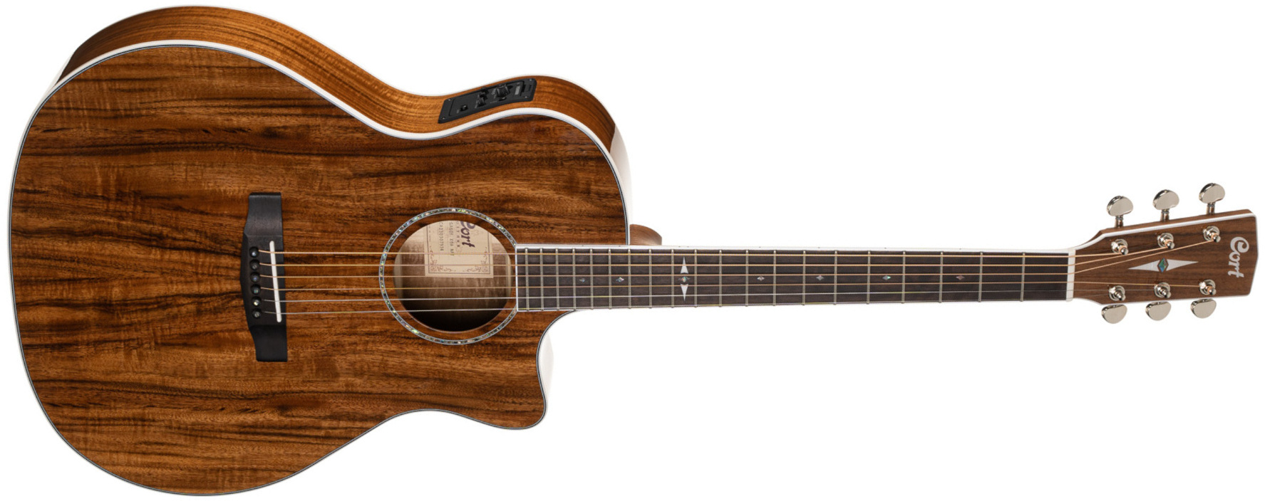 Cort Ga5fkoanat Electro Koa - Natural - Folk gitaar - Main picture