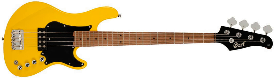 Cort Gb Short Scale Bass Shsc Active Mn - Yellow Crush - Solid body elektrische bas - Main picture