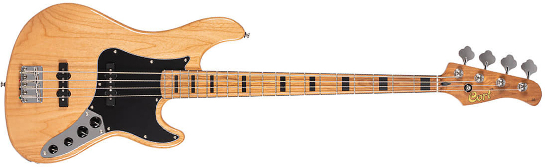 Cort Gb64jj Active Mn - Natural - Solid body elektrische bas - Main picture