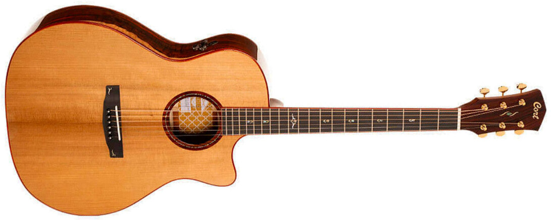 Cort Gold A10 Cocobolo Grand Auditorium Cw Epicea Cocobolo Eb - Natural - Folk gitaar - Main picture