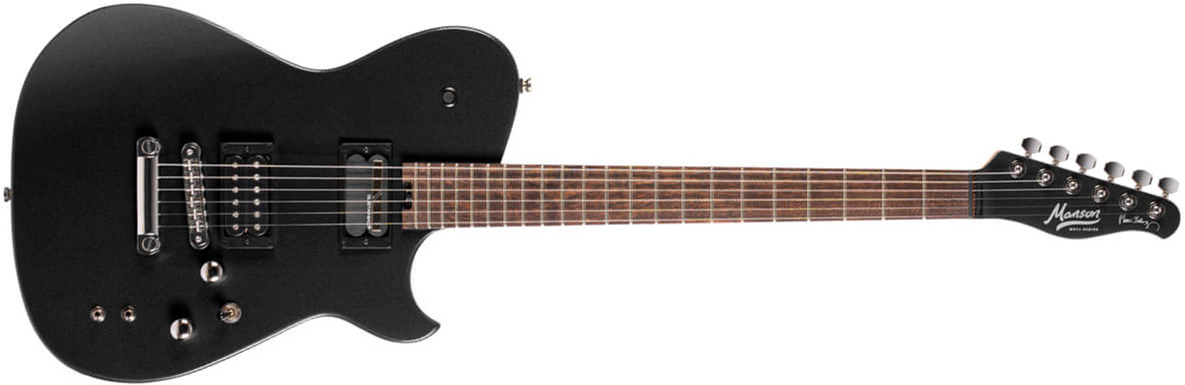 Cort Matthew Bellamy Mbm2 Sustainiac Meta Signature 2h Ht Lau - Satin Black - Televorm elektrische gitaar - Main picture