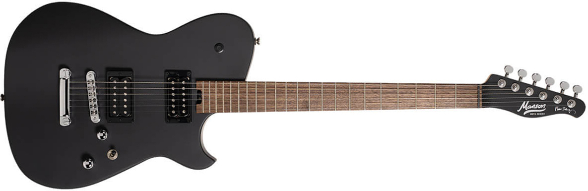 Cort Matthew Bellamy Mbm2h Meta Signature 2h Ht Lau - Satin Black - Televorm elektrische gitaar - Main picture