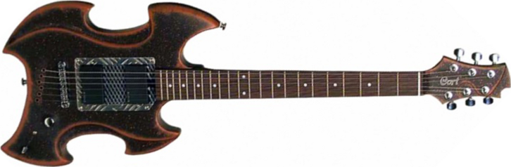 Cort Moscato 2 Ltd Hh Emg Ht - Dark Brown - Metalen elektrische gitaar - Main picture