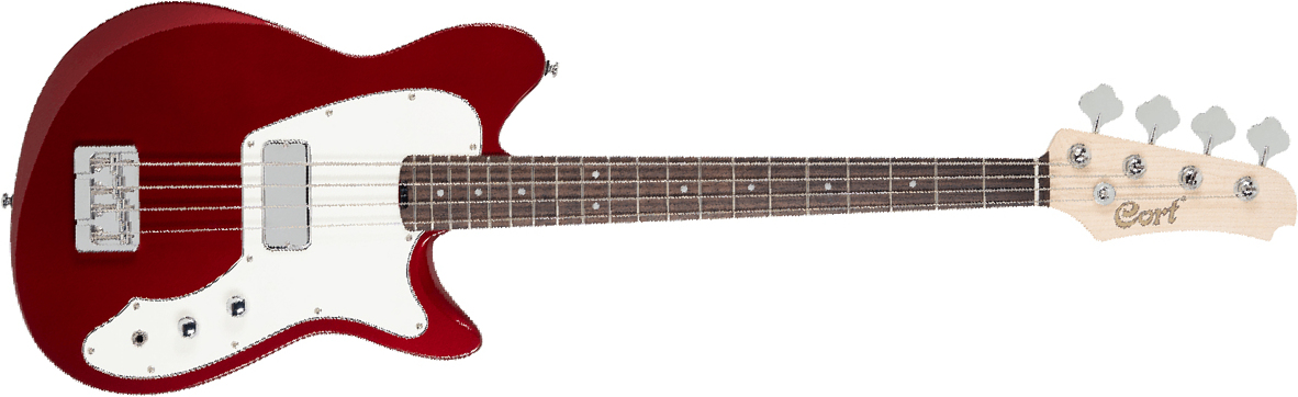 Cort Retro 304 Shsc Rw - Candy Apple Red - Elektrische reisbas - Main picture
