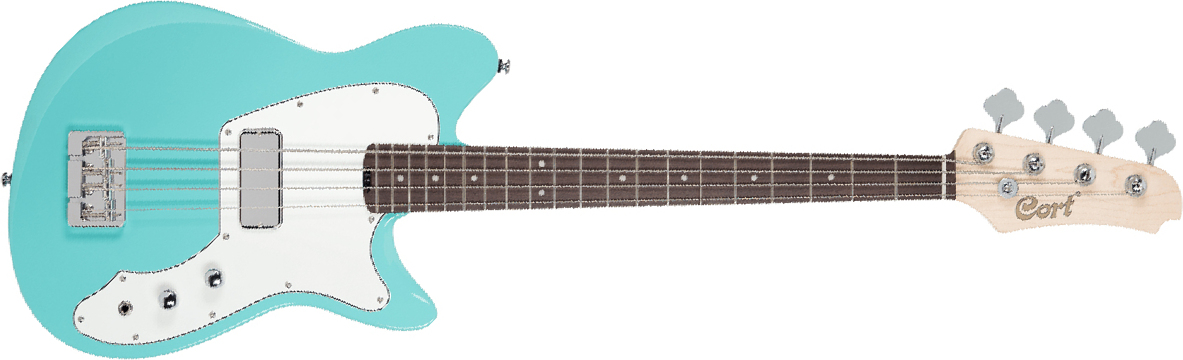 Cort Retro 304 Shsc Rw - Sea Foam Green - Elektrische reisbas - Main picture