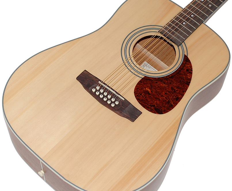 Cort Earth 70-12 Dreadnought 12c Cedre Acajou Ova - Natural Open Pore - Westerngitaar & electro - Variation 1