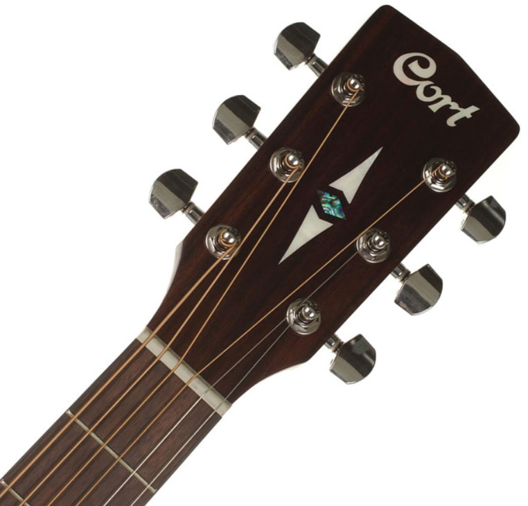 Cort Earth 70 Mh Dreadnought Tout Acajou Ova - Natural Open Pore - Westerngitaar & electro - Variation 2