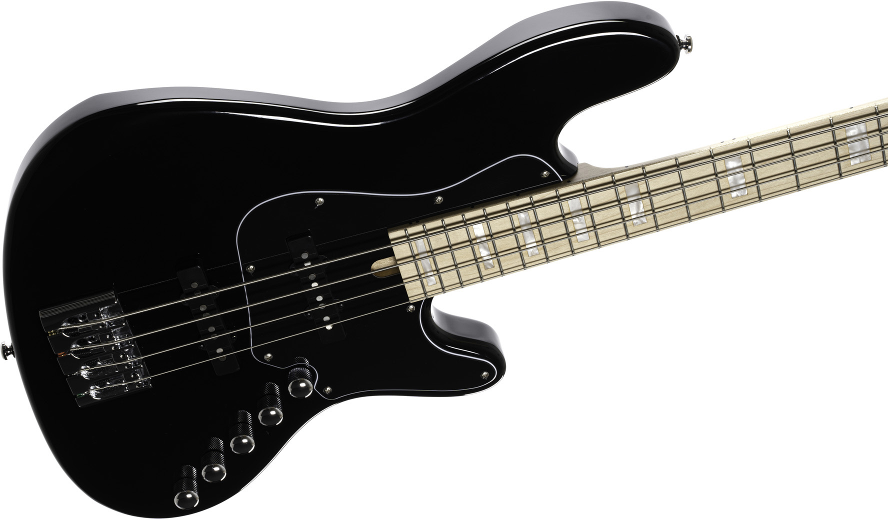 Cort Elrick Njs 4c Active Bartolini Mn - Black - Solid body elektrische bas - Variation 2