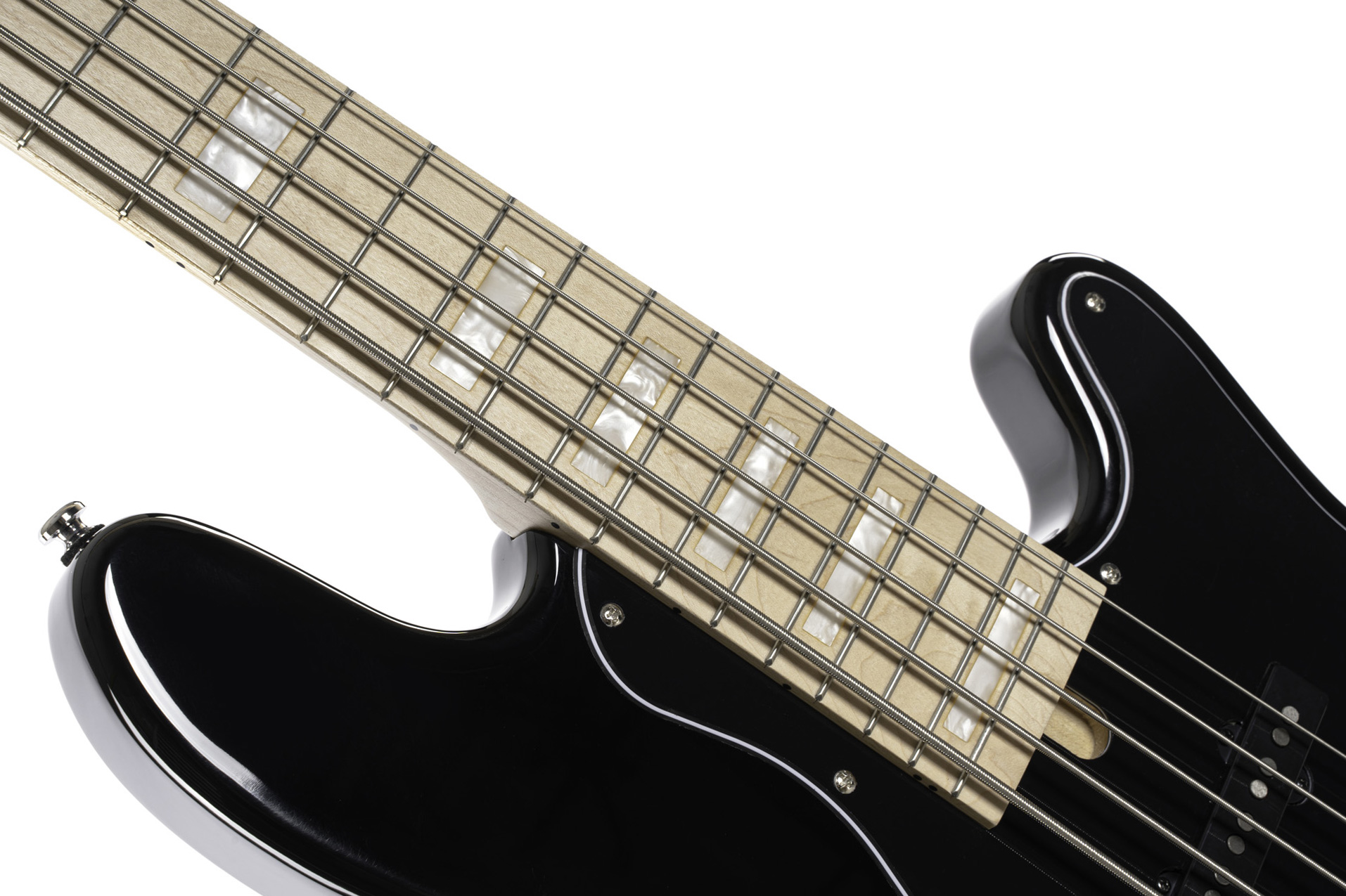 Cort Elrick Njs 5c Active Bartolini Mn - Black - Solid body elektrische bas - Variation 4