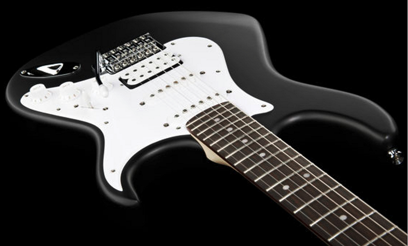 Cort G110 Bk Hss Trem - Black - Elektrische gitaar in Str-vorm - Variation 2
