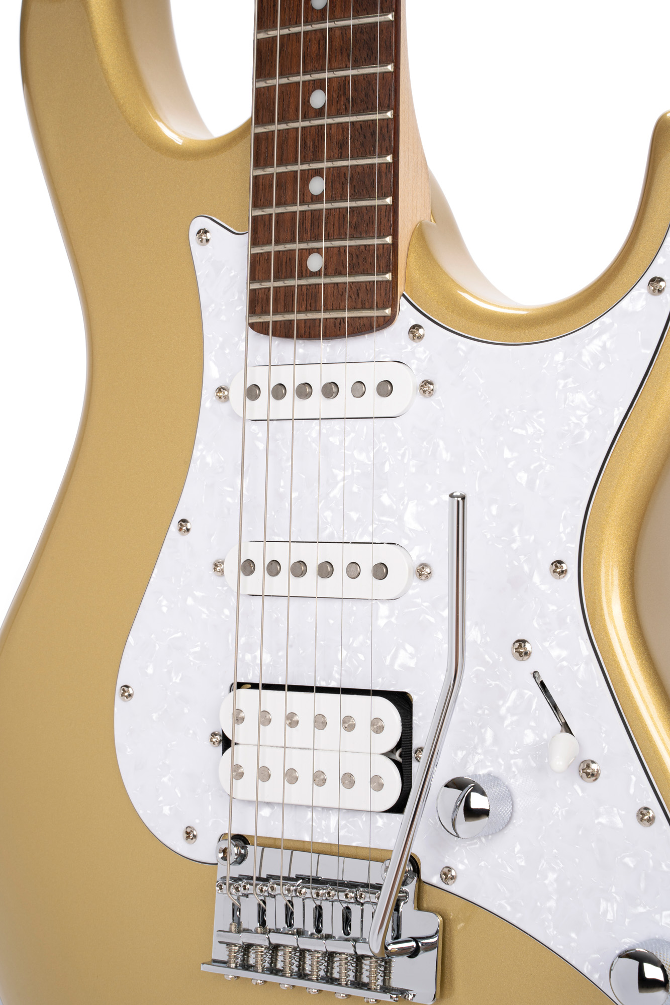 Cort G250 Svm Hss Trem Jat - Champagne Gold Metallic - Elektrische gitaar in Str-vorm - Variation 2