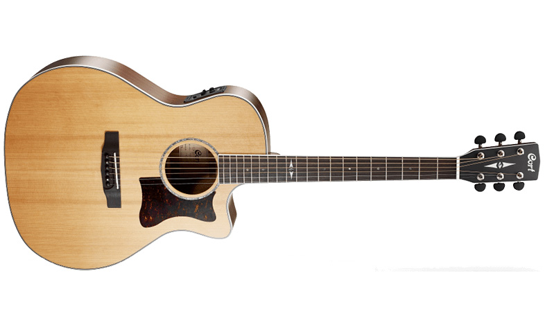 Cort Ga5f-bw Ns Grand Regal Auditorium Cw Cedre Blackwood 2016 - Natural Satin - Elektro-akoestische gitaar - Variation 1