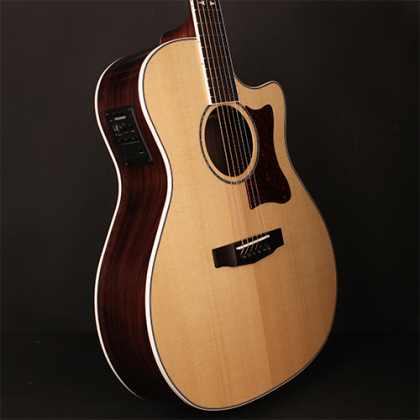 Cort Ga5f-pf Grand Regal Auditorium Cw Epicea Pau Ferro Ova - Natural - Elektro-akoestische gitaar - Variation 1