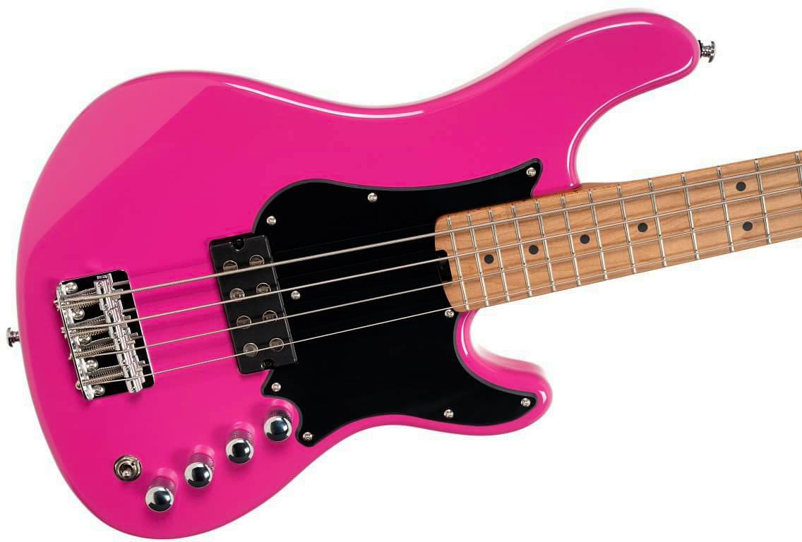 Cort Gb Short Scale Bass Shsc Active Mn - Fandango Purple - Solid body elektrische bas - Variation 2
