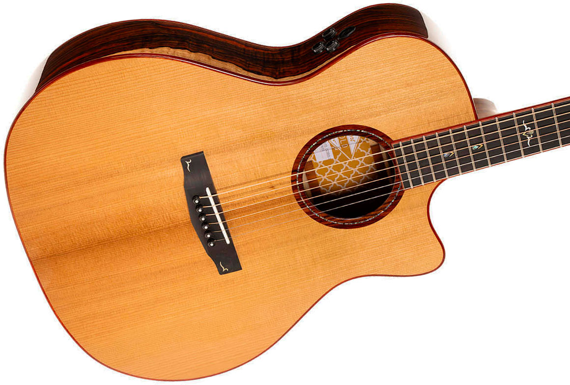 Cort Gold A10 Cocobolo Grand Auditorium Cw Epicea Cocobolo Eb - Natural - Folk gitaar - Variation 2