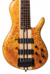 Solid body elektrische bas Cort Artisan A5 Plus SC - Natural