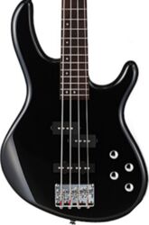 Solid body elektrische bas Cort Action Bass Plus BK - Black