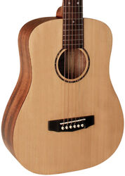 Folk gitaar Cort AD Mini OP - Natural open pore