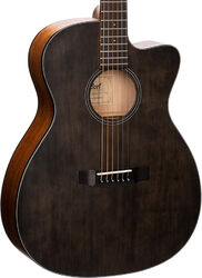 Folk gitaar Cort Core-OC Spruce - Open pore trans black