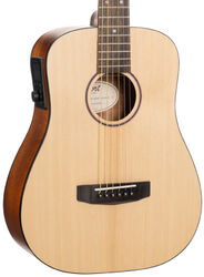 Folk gitaar Cort Earth Go Hyvibe - Natural