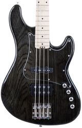 Solid body elektrische bas Cort GB74JH TBK - Trans black