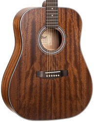 Westerngitaar & electro Cort Pure-D Dreadnought Acajou - Natural satin