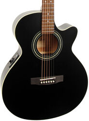 Folk gitaar Cort SFX-ME - Black satin