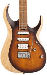 Elektrische gitaar in str-vorm Cort X700 Triality - Open pore vintage burst