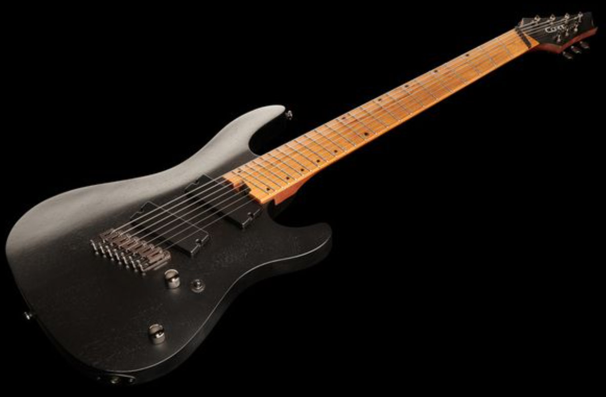 Cort Kx307 Multiscale 7c Ht Mn - Open Pore Black - Multi-scale gitaar - Variation 1