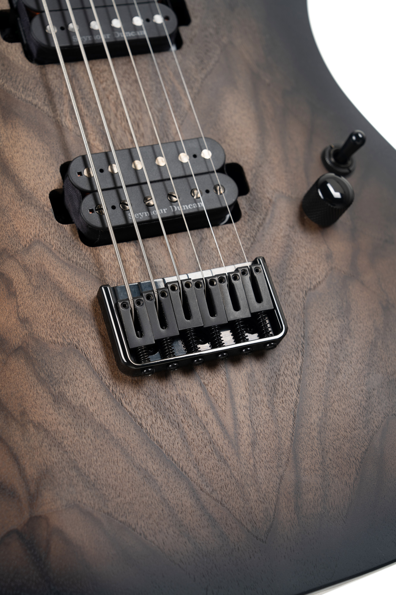 Cort Kx500 Baritone 2h Seymour Duncan Ht Eb - Black Burst - Metal elektrische gitaar - Variation 4