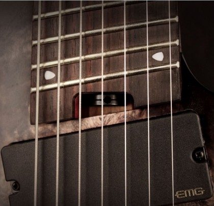 Cort Kx500ff 7c Hh Emg Ht Eb - Star Dust Black - Multi-scale gitaar - Variation 3