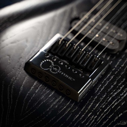 Cort Kx700 Evertune 2h Seymour Duncan Ht Eb - Open Pore Black - Metalen elektrische gitaar - Variation 2