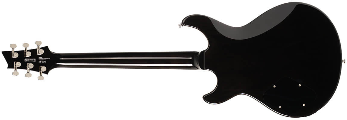 Cort M600 2h Ht Rw - Trans Black Burst - Double cut gitaar - Variation 1