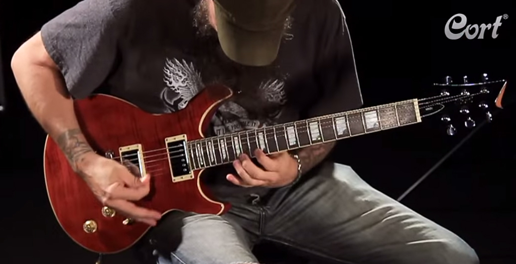 Cort M600 - Black Cherry - Guitarra eléctrica de doble corte. - Variation 2
