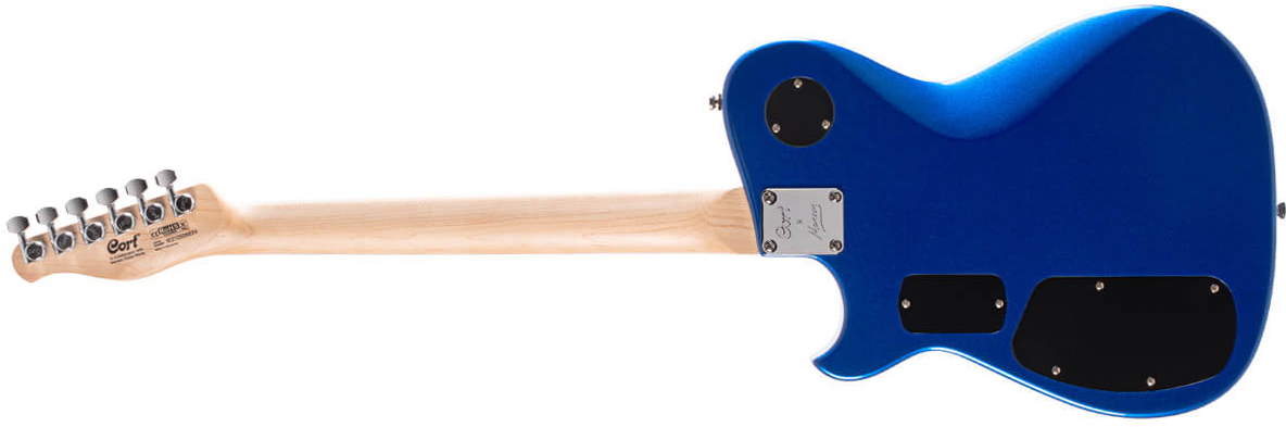 Cort Matthew Bellamy Mbm2 Sustainiac Meta Signature 2h Ht Lau - Meta Blue - Televorm elektrische gitaar - Variation 1