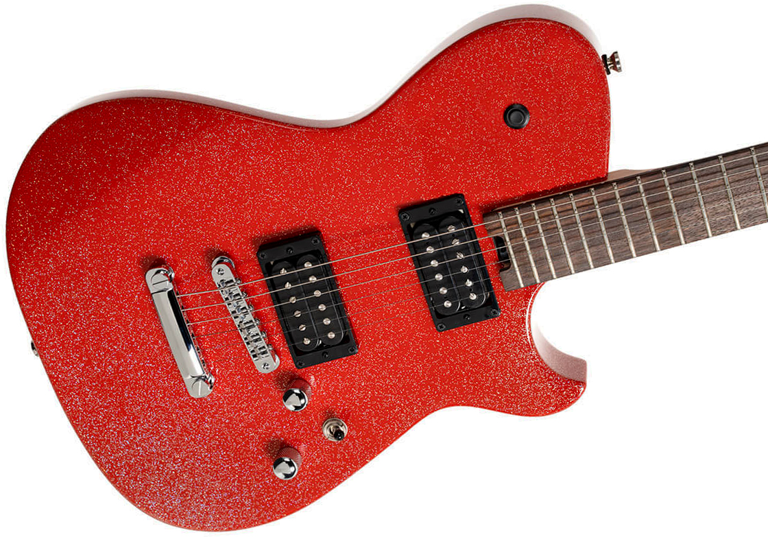 Cort Matthew Bellamy Mbm2h Meta Signature 2h Ht Lau - Red Sparkle - Televorm elektrische gitaar - Variation 2
