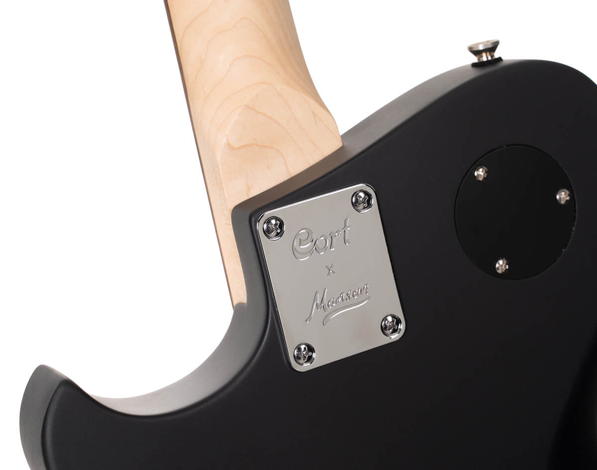 Cort Matthew Bellamy Mbm2h Meta Signature 2h Ht Lau - Satin Black - Televorm elektrische gitaar - Variation 3