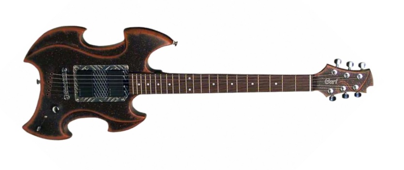 Cort Moscato 2 Ltd Hh Emg Ht - Dark Brown - Metalen elektrische gitaar - Variation 1
