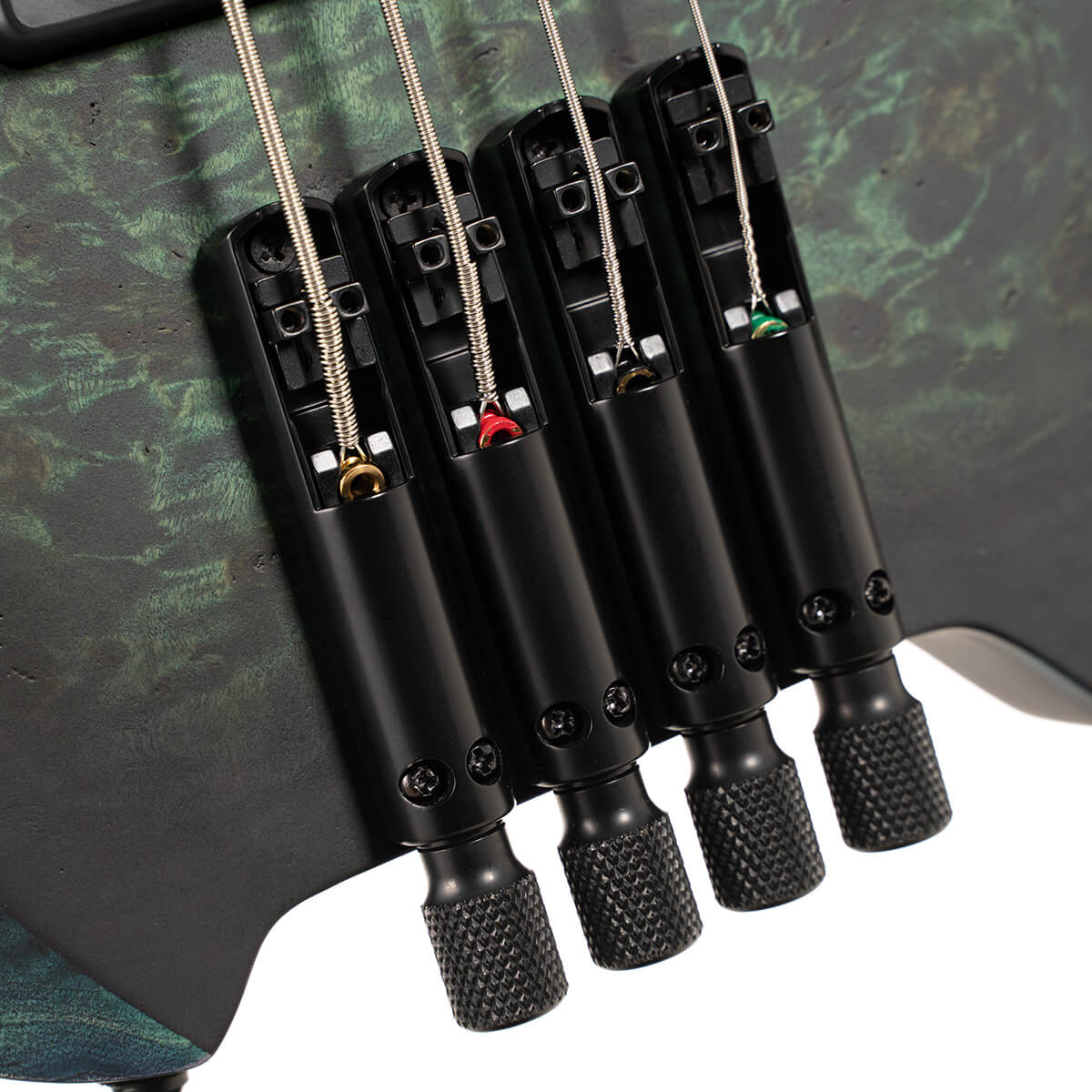 Cort Space 4c Artisan Active Bartolini Mn - Star Dust Green - Solid body elektrische bas - Variation 4