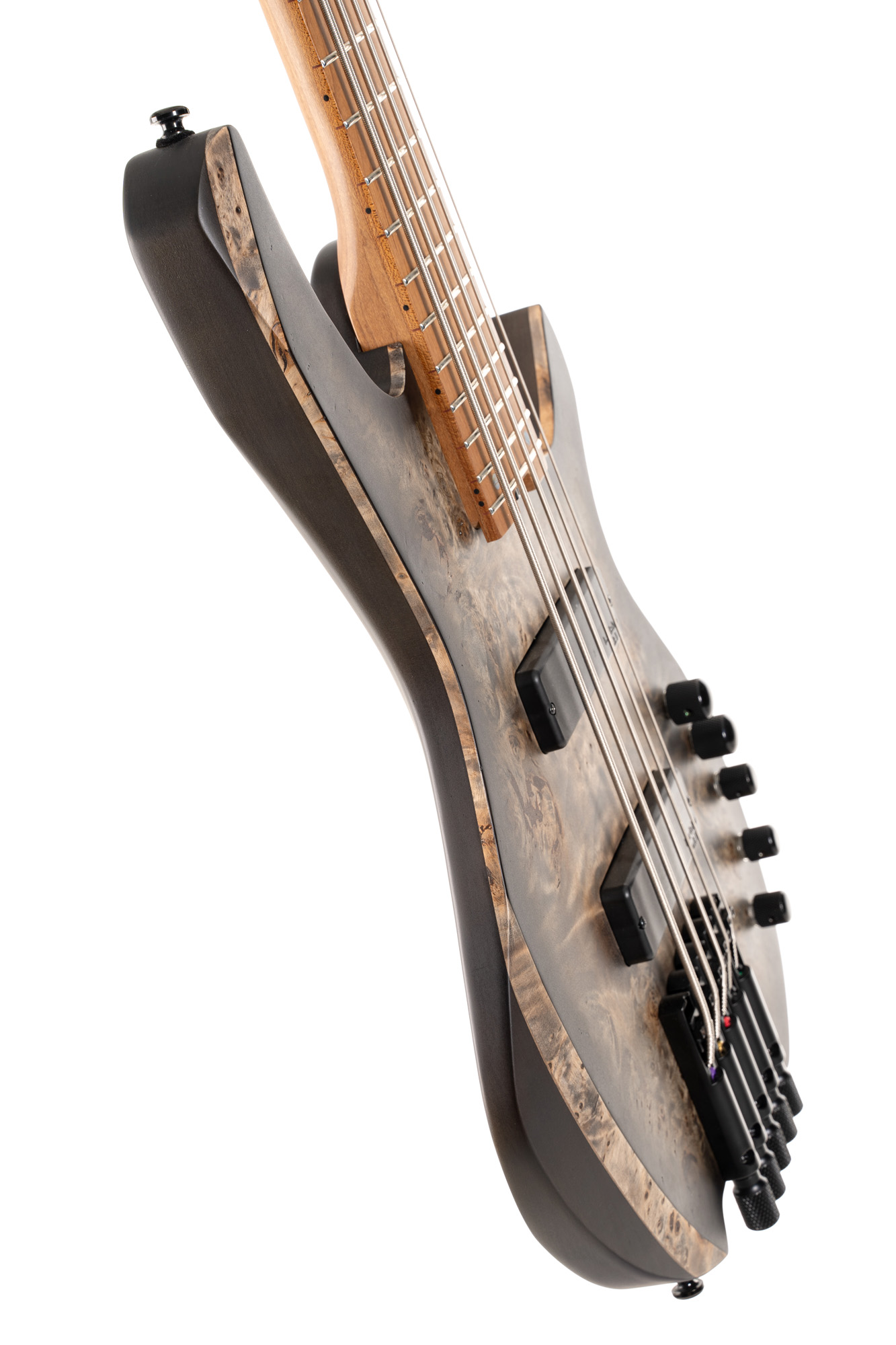 Cort Space 5 5-cordes Bartolini Mn - Star Dust Black - Solid body elektrische bas - Variation 1