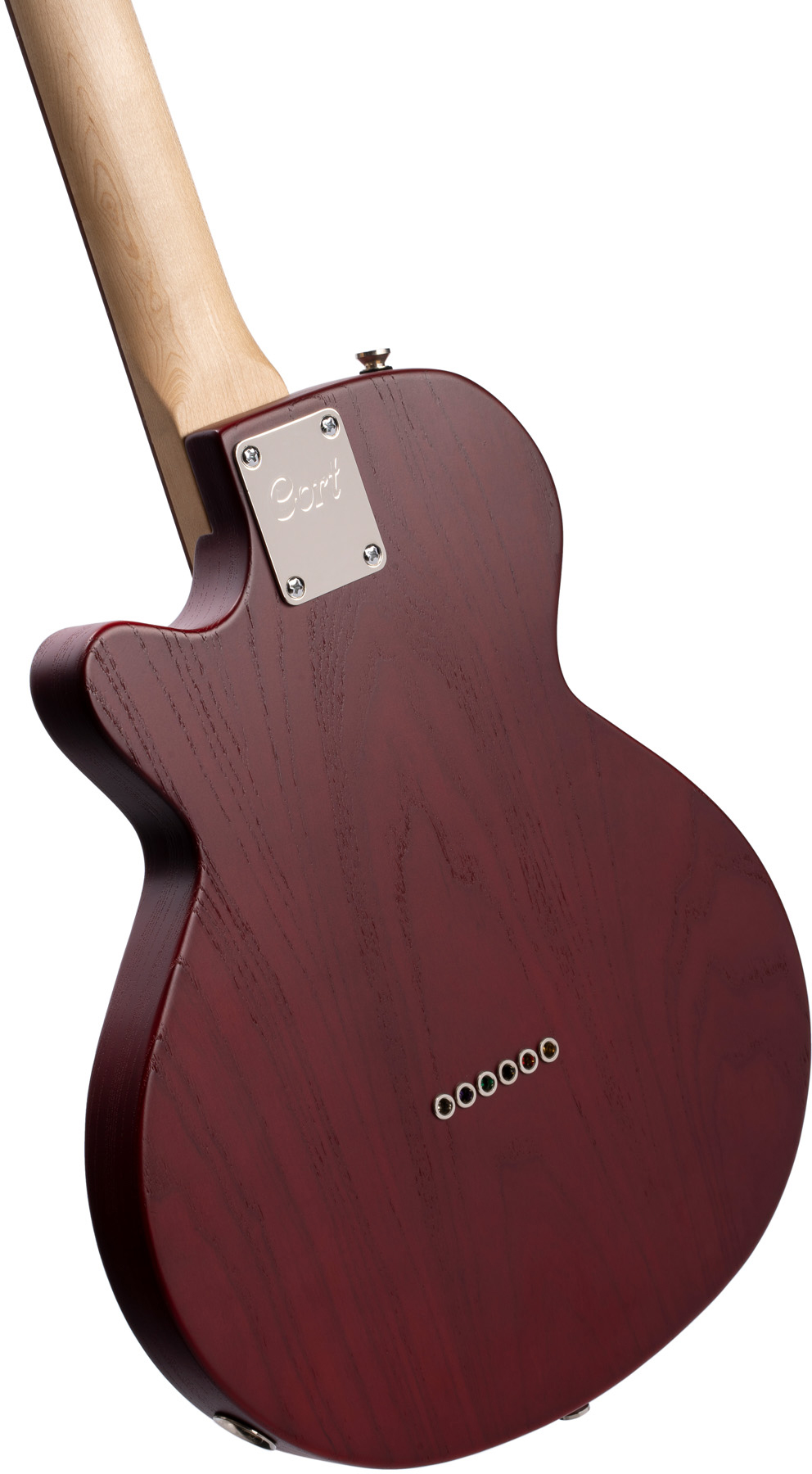 Cort Sunset Tc Opbr Ss Ht Jat - Open Pore Burgundy Red - Enkel gesneden elektrische gitaar - Variation 1