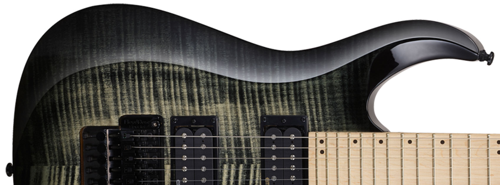 Cort X300 Fr Hh Mn - Grey Burst - Elektrische gitaar in Str-vorm - Variation 1